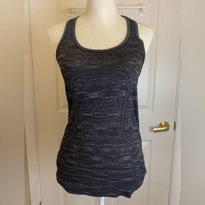 Lululemon Swiftly Tech Racer Back Tank. Slate Black. Size 8.